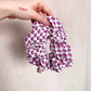 Scrap Fabric Polka Dot Jumbo Scrunchie