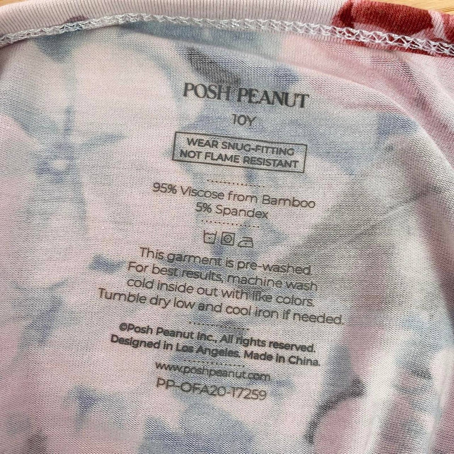 Reworked Posh Peanut Floral Crop Long Sleeve, Size XS