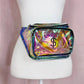 Reworked Clear Holographic Money Fanny Pack