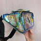 Reworked Clear Holographic Money Fanny Pack