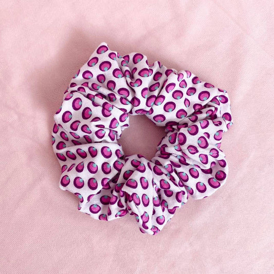 Scrap Fabric Polka Dot Jumbo Scrunchie
