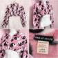 Reworked Yin Yang Half Zip Crop Sherpa, One Size