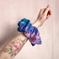 Scrap Fabric Tie Dye Jumbo Scrunchie