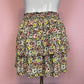 Secondhand No Boundaries Floral Ruffle Mini Skirt, Size Small